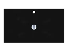 Умивальник Miraggio Jessel 800 mirastone black 0001468, Чорний матовий - мініатюра 3