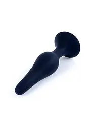 Анальна пробка - Silicone Black Plug M - мініатюра 3