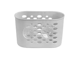 Полиця для ванної кімнати Ekodeo пряма висока POLO арт.L9115SL сірий - мініатюра 2