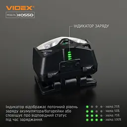 Налобний світлодіодний ліхтарик Videx VLF-H055D 500 Lm 5000 K (VLF-H055D) - мініатюра 9