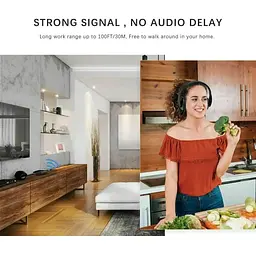 Бездротова гарнітура Jelly Comb Optical 3.5 мм AUX RCA Audio - мініатюра 6