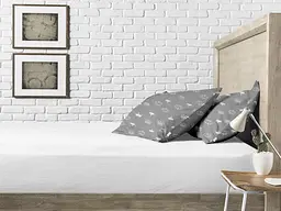 Набір наволочки і простирадло CROWN GREY WHITE COSAS (4822052027950) - мініатюра 2