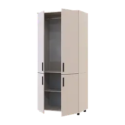 Шкаф для одежды Doros Торн Кашемир 2 ДСП (штанга) 90х51.6х200 (44900447)