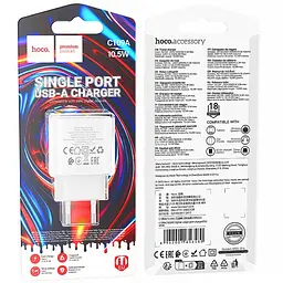 МЗП Hoco C109A Fighter 10.5W (1USB-A) White - мініатюра 5