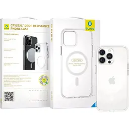 Чохол Blueo Crystal Drop Pro Resistance with MagSafe для Apple iPhone 15 Pro Max Transparent (B41-I15PMTR) [115262] - мініатюра 4