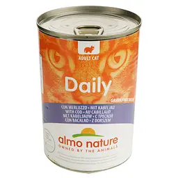 Вологий корм для котів Almo Nature Daily Cat з тріскою 400 г - мініатюра 2