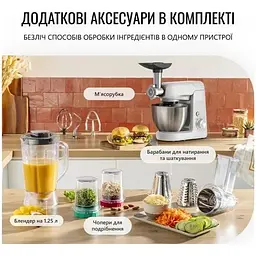 Кухонна машина Tefal Bake Partner QB525B38 UA - мініатюра 3
