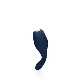 Віброкільце Loveline Pointed Vibrating Cock Ring 8 см синій - мініатюра 4