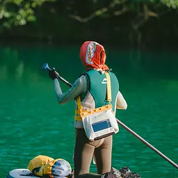 Рушник швидковисихаючий Naturehike CNK2300SS011 100х30 см помаранчевий - мініатюра 2