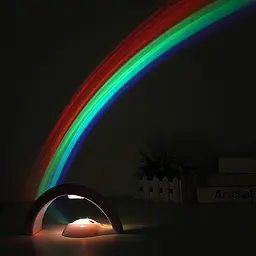Нічник – проектор Райдуга RGB Lucky Rainbow · Світильник з проекцією веселки - мініатюра 6