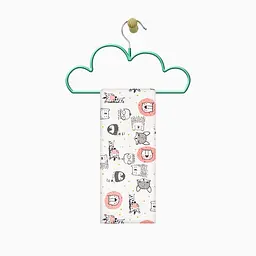 Фланелеві пелюшки 80х100 ROSE LEO & GIRAFFE COSAS (4822052099063) - мініатюра 5