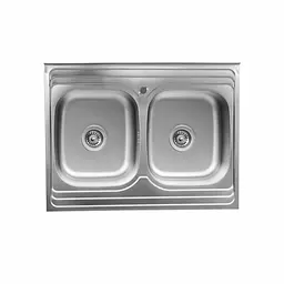 Кухонна мийка з нержавіючої сталі Valeso сатин 8060D (0,7/180 мм), Satin - мініатюра 6