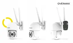 Вулична поворотна Wi-Fi камера відеоспостереження Overmax Camspot 4.0 PTZ FULL HD - мініатюра 3
