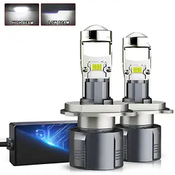 LED лампи автомобільні Міні H11 76W 10000Lm 6000K (Лінзовані D32 мм З Оманкою Canbus) A80S