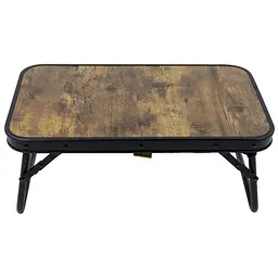 Складний стіл Bo-Camp Woodbine Compact 56x34 cm Black/Wood look (1404190) - мініатюра 4