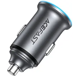 АЗП Acefast B15 PD20W+QC3.0 total 65W 1USB-A/1C Gray - мініатюра 4