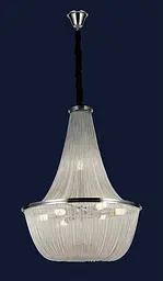 Люстра стельова LED Levistella 908D0029-8 Silver, 8 ламп, E14, срібний метал, неокласичний стиль - мініатюра 2
