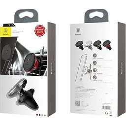 Автотримач Baseus Magnetic Car Mount Black (C40141201113-00) [168650] - мініатюра 8