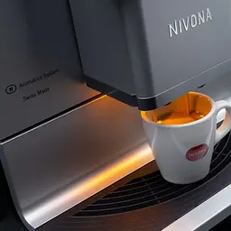 Nivona Кавомашина CafeRomatica, 2,2л, зерно+мелена, автомат.капуч, авторецептів -18, чорно-срібний - мініатюра 10
