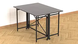Стіл-книга трансформер Оріон 3 Ferrum-decor 750x1150x880 Чорний метал ДСП Венге Магія 16 мм (FRD-105631) - мініатюра 8