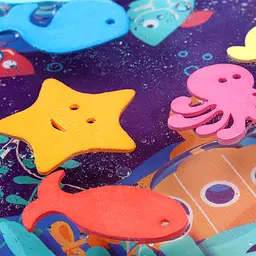 Дитячий килимок водяний Babyono Коралові рифи розвивальний 66х50 см (2136278140) - мініатюра 6