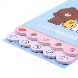 Блокнот Yes Line Friends Trio 85x137 мм 60 аркушів (152161) - мініатюра 2