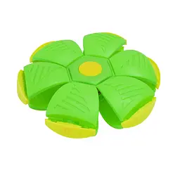 Дитяча іграшка М'яч-трансформер 87008H-3Green 16 см зі світлом