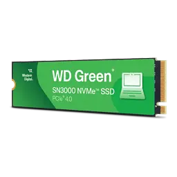 Твердотільний накопичувач SSD 2Tb, Western Digital Green SN3000, PCI-E 4.0 x4, M.2 2280, 3D TLC, 5000/4200 МБ/с (WDS200T4G0E) - мініатюра 2
