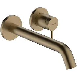 Змішувач для умивальника Hansgrohe Tecturis S прихованого монтажу brushed bronze 73351140