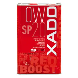 Моторне масло Xado Atomic Oil Red Boost 0W-20 4л(XA 24294)