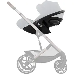 Автокрісло-люлька Cybex Cloud G i-Size Fog Grey сіре (524001365) - мініатюра 7
