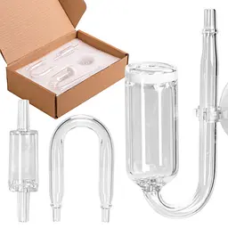 Скляний дифузор 15мм, коліно, зворотний клапан CO2 Kruger Meier NeXus Set CO2 - мініатюра 1