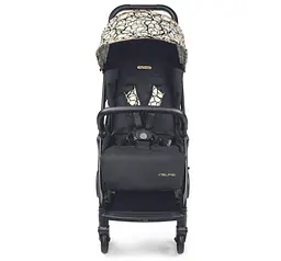 Прогулянкова компактна коляска Peg-Perego Selfie Grafic Gold, золотий з чорним (IP22000000AB50RO01) - мініатюра 5