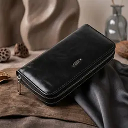 Гаманець жіночий з екошкіри KIVI 19052 чорний - мініатюра 4
