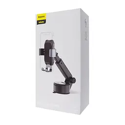 Тримач в машину Baseus Tank Gravity Car Mount With Suction Base silver (SUYL-TK0S) - мініатюра 2