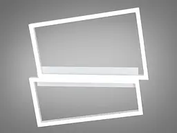 Сучасна LED-люстра Diasha 2552WH dimmer 57W, 3135 lm, 46×41 см з регулюванням світла - мініатюра 4