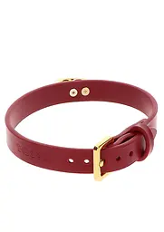 BDSM нашийник Taboom O-Ring Collar червоний - мініатюра 3
