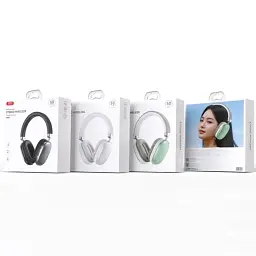 Bluetooth навушники XO BE45 Silver - мініатюра 1