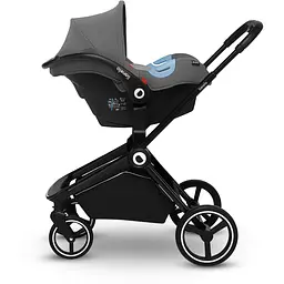 Коляска 3 в 1 Lionelo Mika Grey Stone, світло-сіра (LO-MIKA 3IN1 GREY STONE) - мініатюра 12