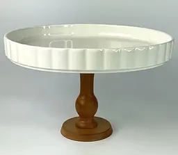 Підставка для торта на ніжці "White kitchen", 27x16 см