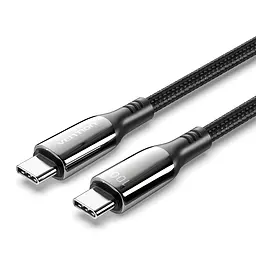 Кабель Vention CTKBAV USB-C - USB-C PD 100 Вт 1,2 м чорний (CTKBAV)