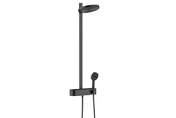 Душова система з термостатом Hansgrohe Pulsify Showerpipe 260 2jet EcoSmart matt black 24241670