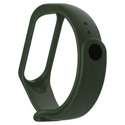 Ремінець до фітнес браслета BeCover Silicone для Xiaomi Mi Band 3/4 Khaki (704649) - мініатюра 2