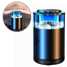 Аромадиффузор для авто с распылением RGB Ефект туману 50 мл (з ароматизатором 50 мл Одеколон)
