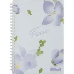 Зошит для записів Buromax Freesia Arabeski А5 80 аркушів бузковий (BM.2587-26)