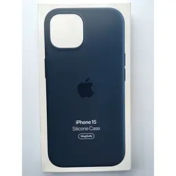 Оригінальний силіконовий чохол Apple Silicone Case MagSafe для iPhone 15 (6.1") Storm Blue MT0N3ZM/A - мініатюра 5
