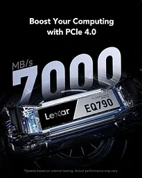 Накопичувач SSD Lexar m.2 NVMe 4TB LEQ790 (LEQ790X004T-RNNNG) - мініатюра 3
