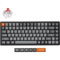 Клавіатура Keychron K2 Max 84 Key RGB Hot-Swap Super Red Switch Black (K2M-J1-UA) [159766]