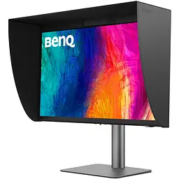 TFT 27" BenQ PD2770U, IPS, 4K UHD, HDMI, DP, USB-C, USB-hub, HAS, колонки, темно-сірий - мініатюра 3