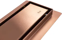 Душовий канал Rea Pure Neo 80 см brushed copper REA-G8022 - мініатюра 7